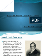 Legea Lui Joseph Louis Gay-Lussac