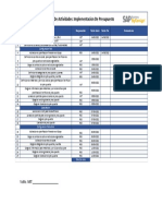 Plan de Actividades Presupuesto MIT