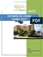 Cierre Pamec - Hospital Rosario Pumarejo de Lopez