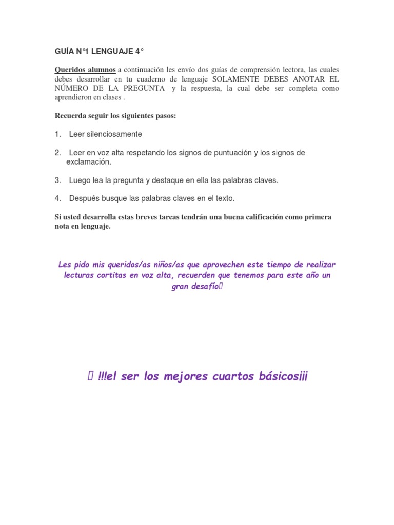 Instrucciones | PDF | Crecimiento personal y profesional | Artes del ...
