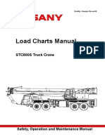 SANY STC800S Load Charts Manual