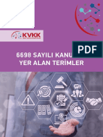 6698 Sayili Kanunda Yer Alan Terimler