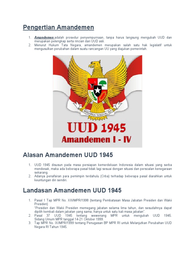 Bagaimana Cara Membuat Amandemen Informal? Panduan Lengkap