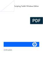 HP Smartstart Scripting Toolkit Windows Edition User Guide: Part Number 415598-403 June 2010 (Twelfth Edition)