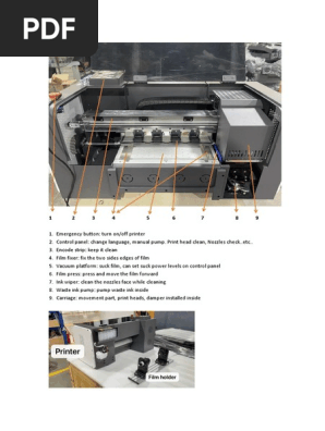 A3 DTf printer user manual