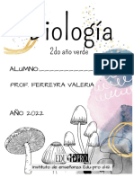 Biología Cuadernillo 2do Verde 2022 - Unlocked