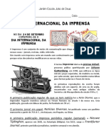 Dia Internacional Da Imprensa