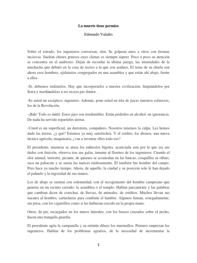 La Muerte Tiene Permiso PDF Justicia Crimen y violencia