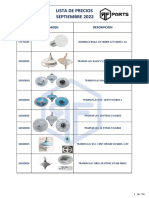 Lista Productos Distribuidores - COP - SEP