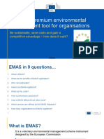 EMAS Presentation For Organisations - 2022