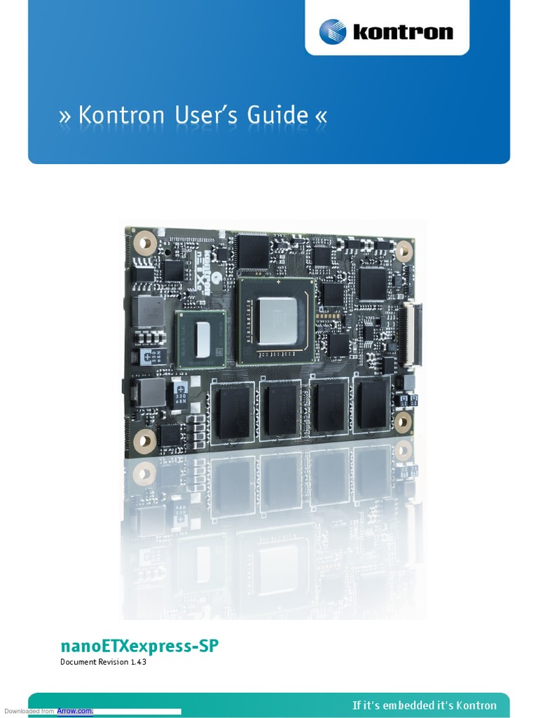 Kontron User Manual | PDF | Flash Memory | Bios