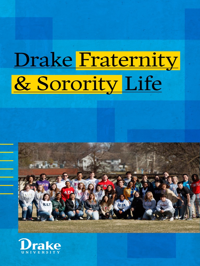 Drake Fraternity and Sorority Life Brochure | PDF | Fraternities And ...