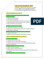 Hoja de Seguridad MSDS