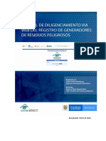 Manual de Diligenciamiento Via Web Del Registro de Generadores de Residuos Peligrosos