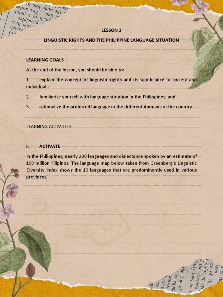 Module 1 Lesson 2 | PDF