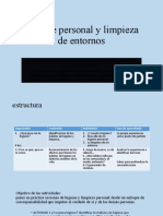 Higiene Personal y de Entornos