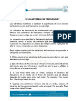 Documento - Qué Es Un Adverbio de Frecuencia - EX23