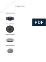 Elementos para la caja reductora 25 de julio del 2022