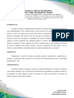 Gestão de projetos em obras de pequeno porte