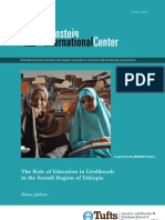 The Role of Education in Livelihoods in The Somali Region of Ethiopia