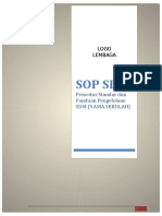 SOP SDM - Pesantren