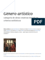 Género Artístico - Wikipedia, La Enciclopedia Libre