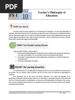 FIELD-STUDY-1-E10.1-On Teacher's Philosophy of Education