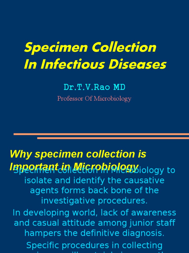 Role of Specimen Collection PDF Cerebrospinal Fluid Infection