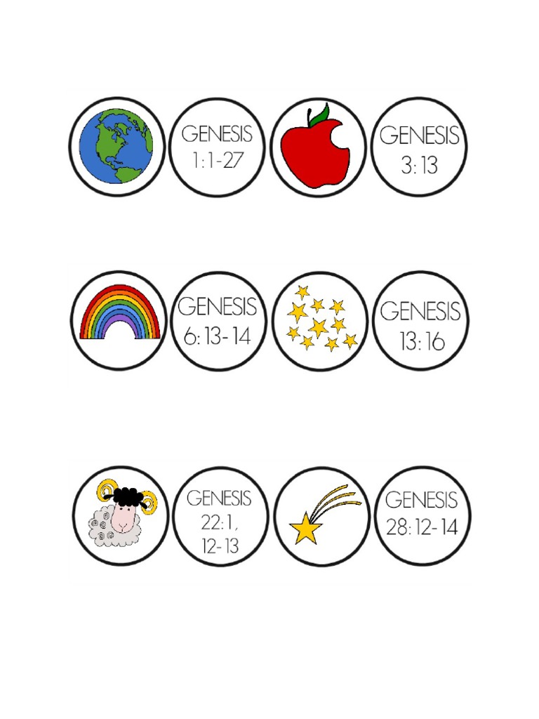 Jesse Tree Ornaments Printable - 1696682340