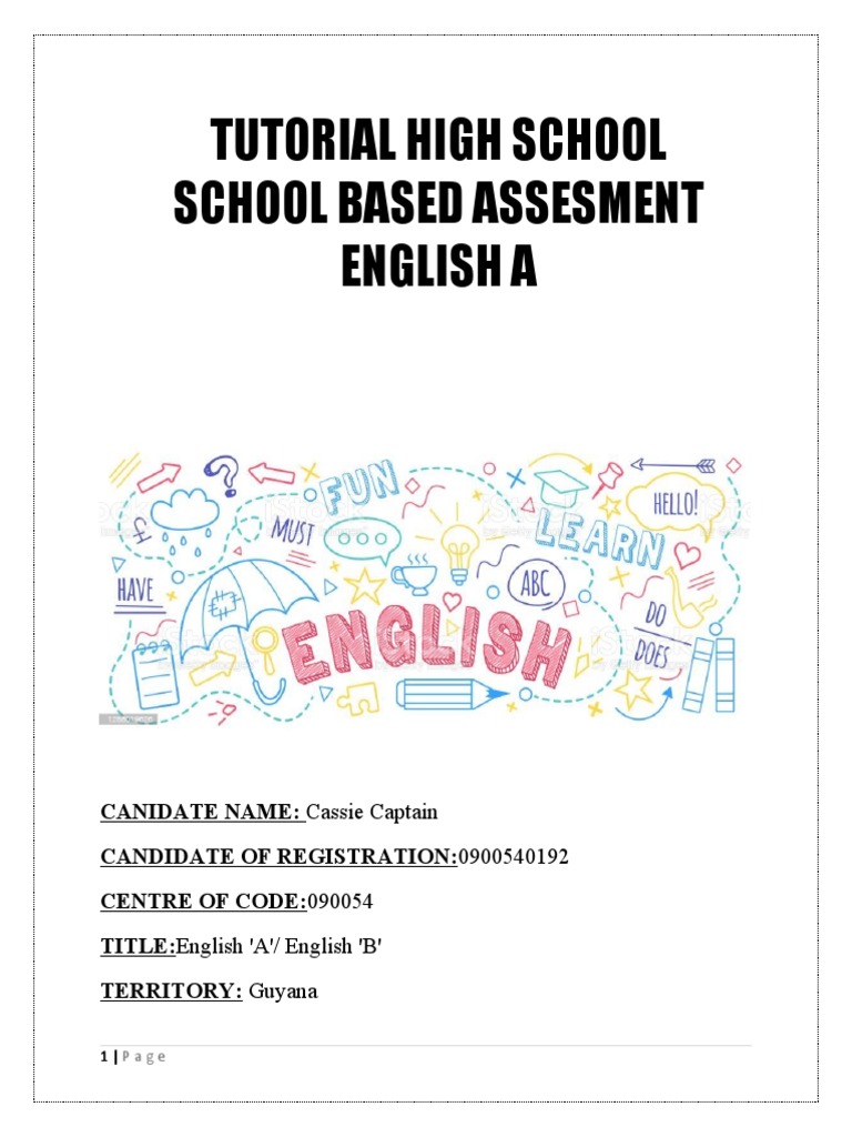 English A Sba PDF
