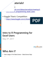 RProgramming For Excel Users