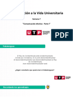 Sesión 7 IVU - Comunicación Efectiva - Parte I