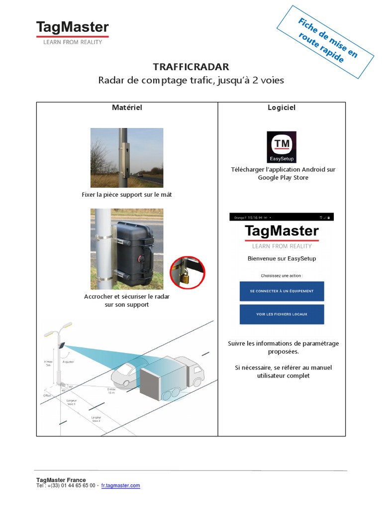 Guide d'installation TRAFFICRADAR | PDF | Android (Système d ...