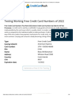 Working Free Credit Card Numbers 2022, Active Free CC Numbers For Verfication