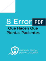 Ebook 8 Errores Que Hacen Que Pierdas Pacientes