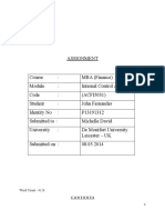 Internal Control and Audit-Assignment Final-07-05-2014
