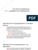 U7. Lenguajes de Programación