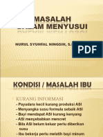 MASALAH DALAM MENYUSUI