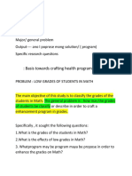 Parts of Sop