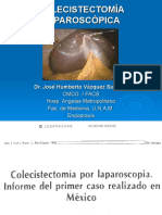 Colequistectomía laparoscópica: ventajas y técnica
