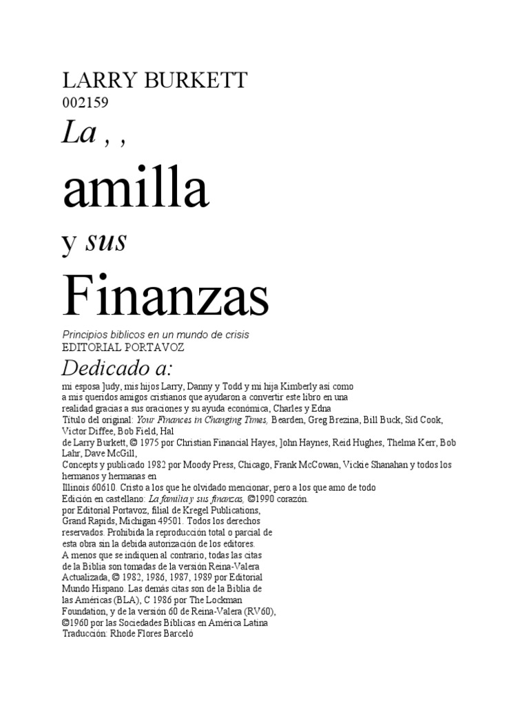 Larry Burkett PDF
