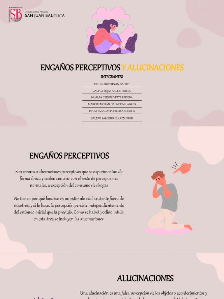 Engaños Perceptivos y Alucinaciones | PDF | Alucinación | Percepción