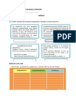 EVALUACIÒN INTEGRADORA DE LENGUA Y LITERATURA 6º Diciemre 2021