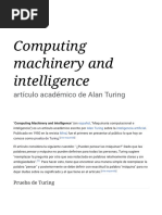 Computing Machinery and Intelligence - Wikipedia, La Enciclopedia Libre