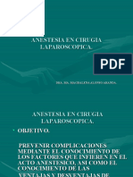 Anestesia en CX Lap