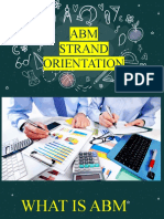 ABM Strand Orientation