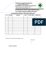 Lembar Monitoring (Penyimpanan Makanan Dan Bahan Makanan)