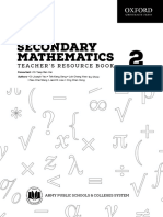 New Secondary Mathematics Teacher Resource Book 2 APSAC