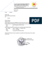 Surat Dispensasi Panahan 2022 SMPI Sambas