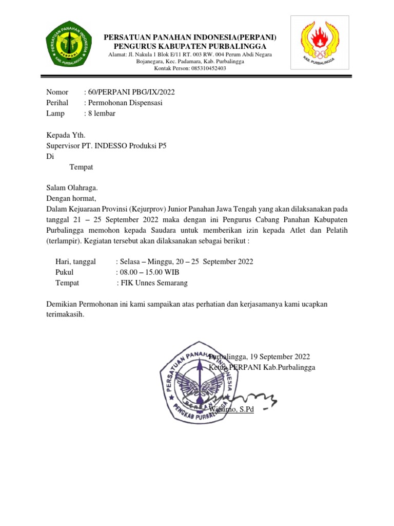 Surat Izin PT Indesso | PDF